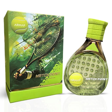 Armaf Match Point Eau de Parfum Spray 3.4 oz | Fresh & Energetic Scent for Men | Long-Lasting Daily Fragrance